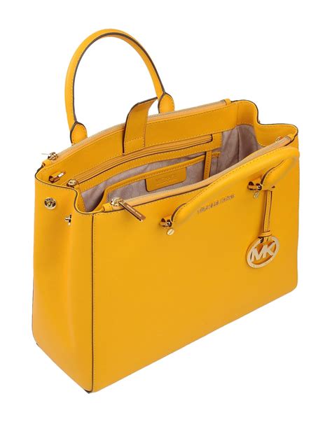 michael kors yellow handbag|michael kors yellow tote bag.